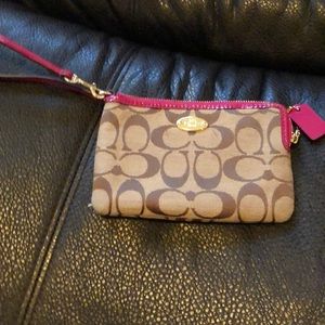 Coach wristlet